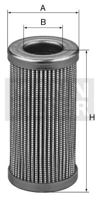 MANN-FILTER filtras, hidraulinė sistema HD 1264 x