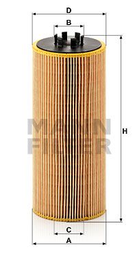 MANN-FILTER alyvos filtras HU 12 110 x