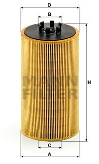 MANN-FILTER alyvos filtras HU 13 125 x
