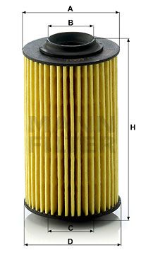 MANN-FILTER alyvos filtras HU 6001