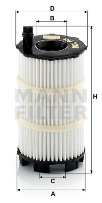 MANN-FILTER alyvos filtras HU 7005 x