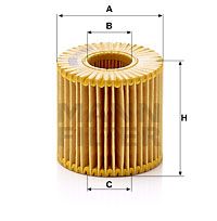 MANN-FILTER alyvos filtras HU 7019 z