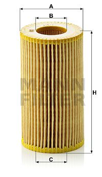 MANN-FILTER alyvos filtras HU 718/1 n