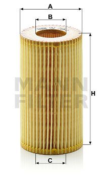MANN-FILTER Масляный фильтр HU 718/1 y