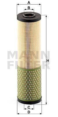 MANN-FILTER Масляный фильтр HU 736 x