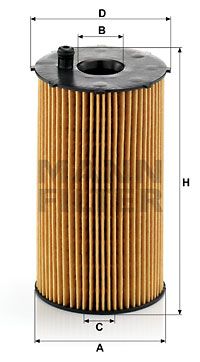 MANN-FILTER alyvos filtras HU 934/1 x