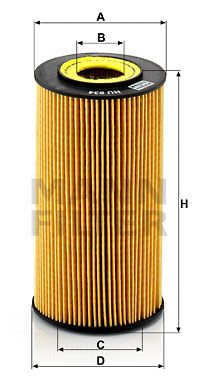 MANN-FILTER Масляный фильтр HU 934 x