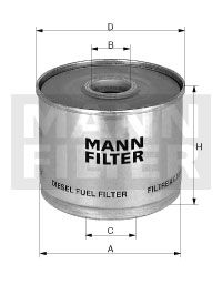 MANN-FILTER Топливный фильтр P 935/2 x