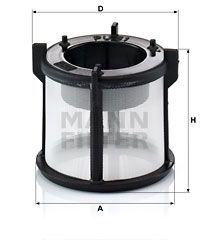 MANN-FILTER kuro filtras PU 51 z