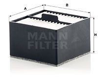 MANN-FILTER Топливный фильтр PU 910