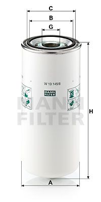 MANN-FILTER Масляный фильтр W 13 145/6