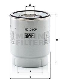 MANN-FILTER kuro filtras WK 10 006 z