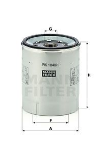 MANN-FILTER Топливный фильтр WK 1040/1 x