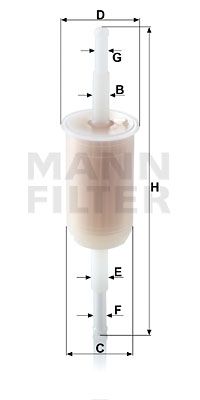 MANN-FILTER kuro filtras WK 32