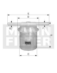 MANN-FILTER Топливный фильтр WK 32/3