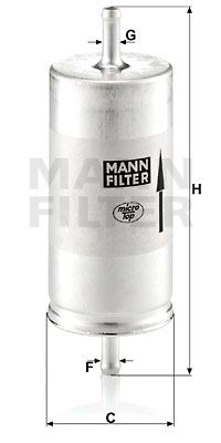 MANN-FILTER kuro filtras WK 413
