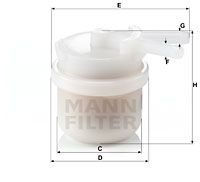 MANN-FILTER kuro filtras WK 42/10