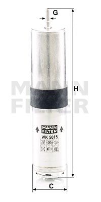 MANN-FILTER kuro filtras WK 5015 z