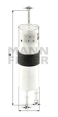 MANN-FILTER kuro filtras WK 515