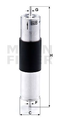 MANN-FILTER Топливный фильтр WK 521/3