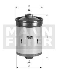 MANN-FILTER kuro filtras WK 618