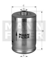 MANN-FILTER kuro filtras WK 725/1