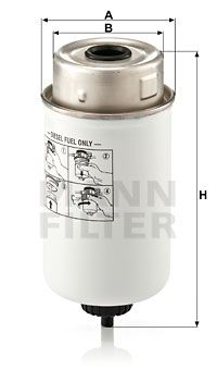 MANN-FILTER Топливный фильтр WK 8014