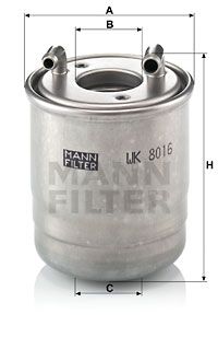 MANN-FILTER kuro filtras WK 8016 x