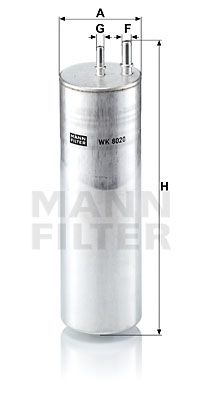 MANN-FILTER kuro filtras WK 8020
