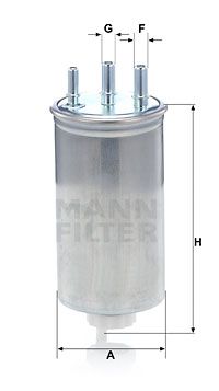 MANN-FILTER kuro filtras WK 8039