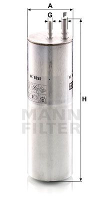 MANN-FILTER kuro filtras WK 8058