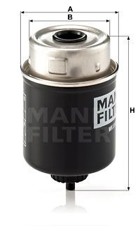 MANN-FILTER kuro filtras WK 8100
