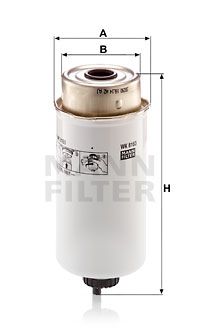 MANN-FILTER kuro filtras WK 8163