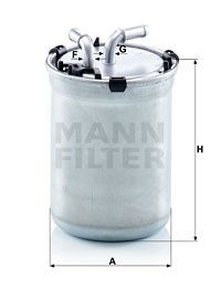 MANN-FILTER kuro filtras WK 823/2