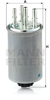 MANN-FILTER kuro filtras WK 829/4