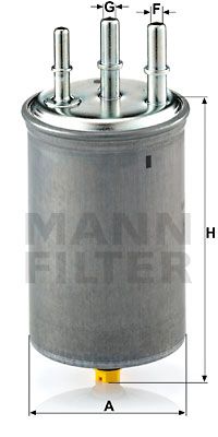 MANN-FILTER kuro filtras WK 829/7