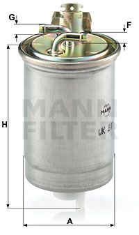 MANN-FILTER kuro filtras WK 841