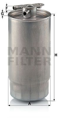 MANN-FILTER kuro filtras WK 841/1