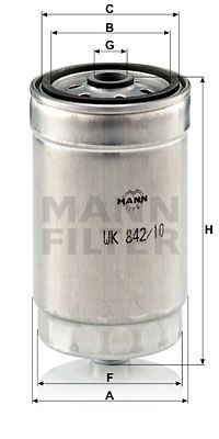 MANN-FILTER kuro filtras WK 842/10