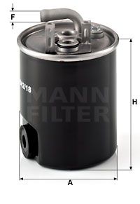 MANN-FILTER kuro filtras WK 842/18