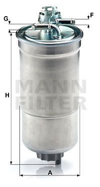 MANN-FILTER kuro filtras WK 853/3 x