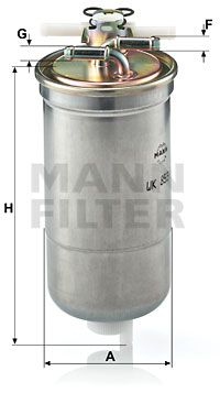 MANN-FILTER Топливный фильтр WK 853/4