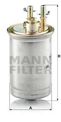 MANN-FILTER kuro filtras WK 853/7