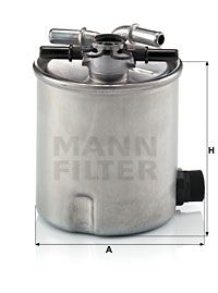 MANN-FILTER Топливный фильтр WK 9008