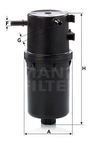 MANN-FILTER Топливный фильтр WK 9016