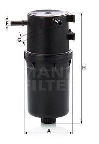 MANN-FILTER kuro filtras WK 9016