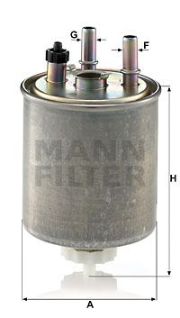 MANN-FILTER kuro filtras WK 9022