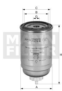 MANN-FILTER Топливный фильтр WK 9029