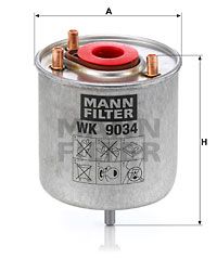 MANN-FILTER Топливный фильтр WK 9034 z