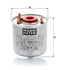 MANN-FILTER kuro filtras WK 9046 z